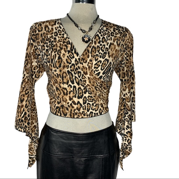 SHARIF Leopard Short  Top Size M - Picture 10 of 14